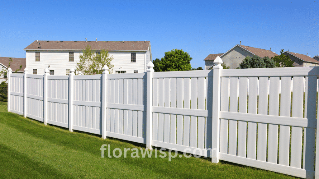 Well-maintained Bermuda grass lawn with a white fence in the background, showcasing a healthy, dense green turf ideal for warm-season yards.