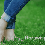 Lush centipede grass lawn with barefoot walk