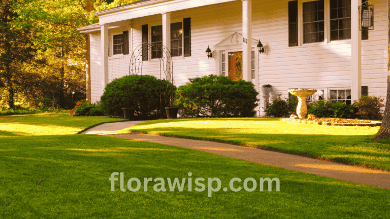 TifBlair Centipede Grass Seed lawn showing dense green turf with deep root growth and uniform coverage in a Southern backyard.