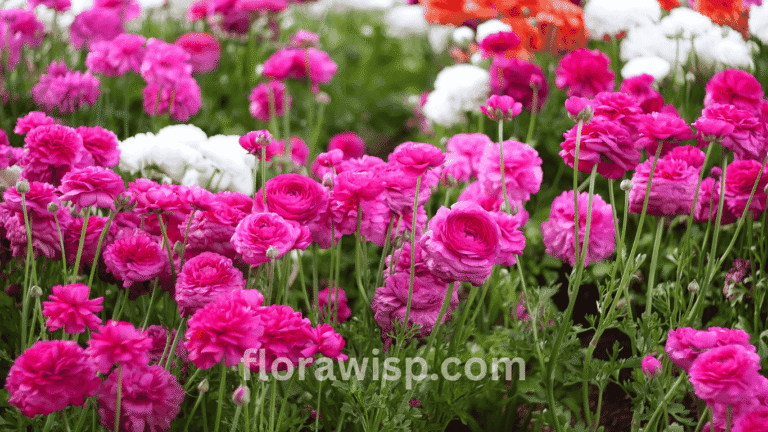Fully bloomed pink peonies in a lush garden, showcasing delicate petals and vibrant color in natural sunlight